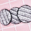 Eco-Puff Face Cleansing Pad Zebra Nudee Beauty 
